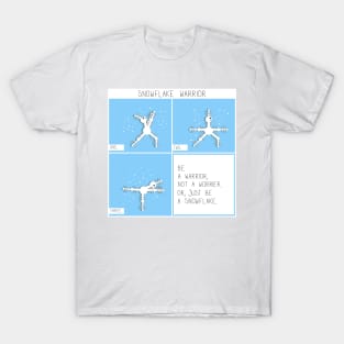 Snowflake warrior square comic T-Shirt